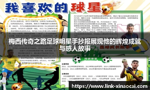 梅西传奇之路足球明星手抄报展现他的辉煌成就与感人故事